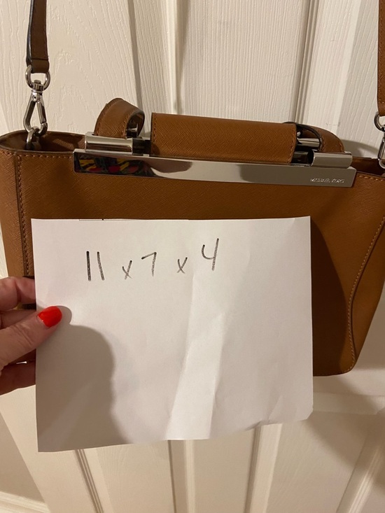 Michael Kors Tilda brown leather bag